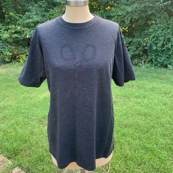 Scissor Leg Bedazzled Tee - Picture 5 of 7